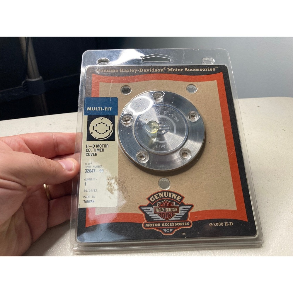 Harley-Davidson Twin Cam 88 Timer Cover Chrome Bar & Shield 32047-99 NEW